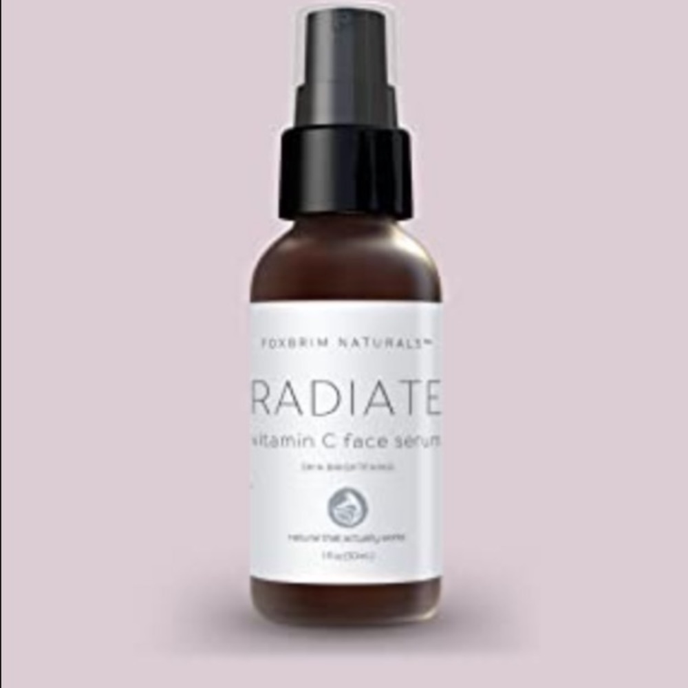 NIB NWT Foxbrim Naturals VITAMIN C serum w Hyaluronic Acid and Gotu Kola